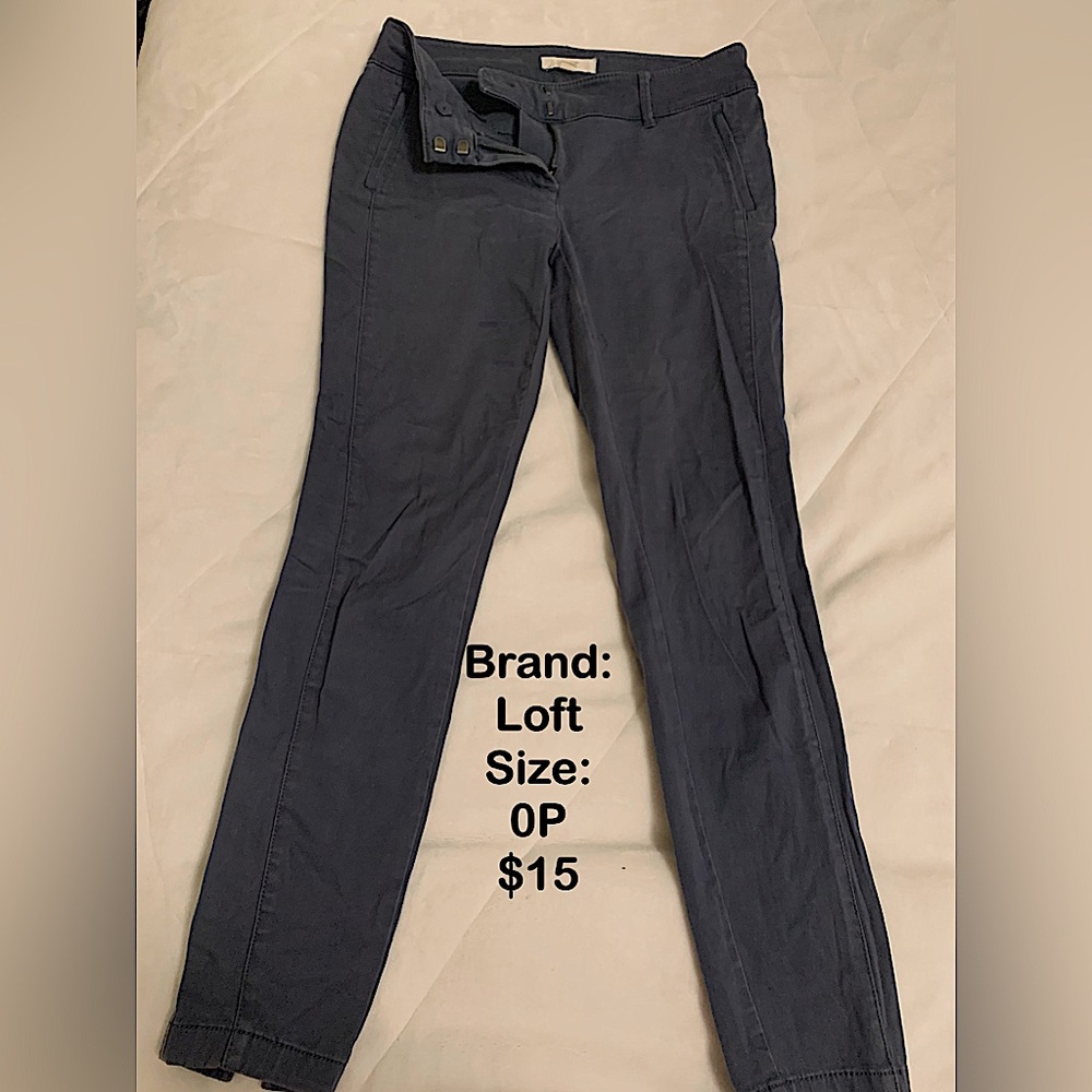 Curvy Sutton Skinny Pants, Brand Loft, Size 0P